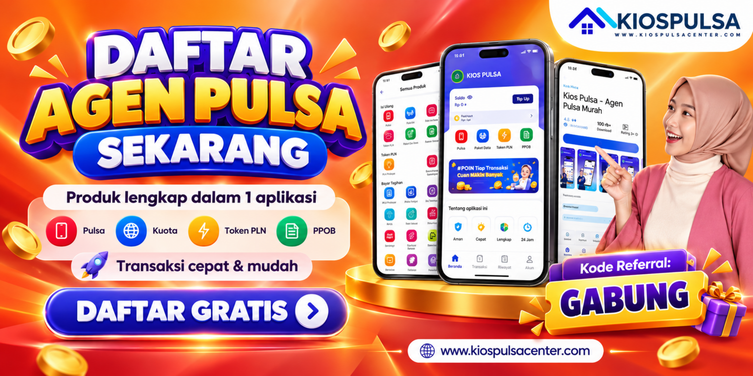 daftar agen kios pulsa produk lengkap hanya 1 aplikasi